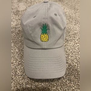 Pineapple Embroidered Snapback Hat